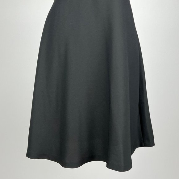 Banana Republic Black Sleeveless Fit Flare Dress Back Cutout size 4 - Picture 3 of 11